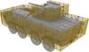 IBG 1/72 Ukrainian Army BTR-4E Wheeled Armored Vehicle with Slat Armor Plastic Model Kit PB72118
