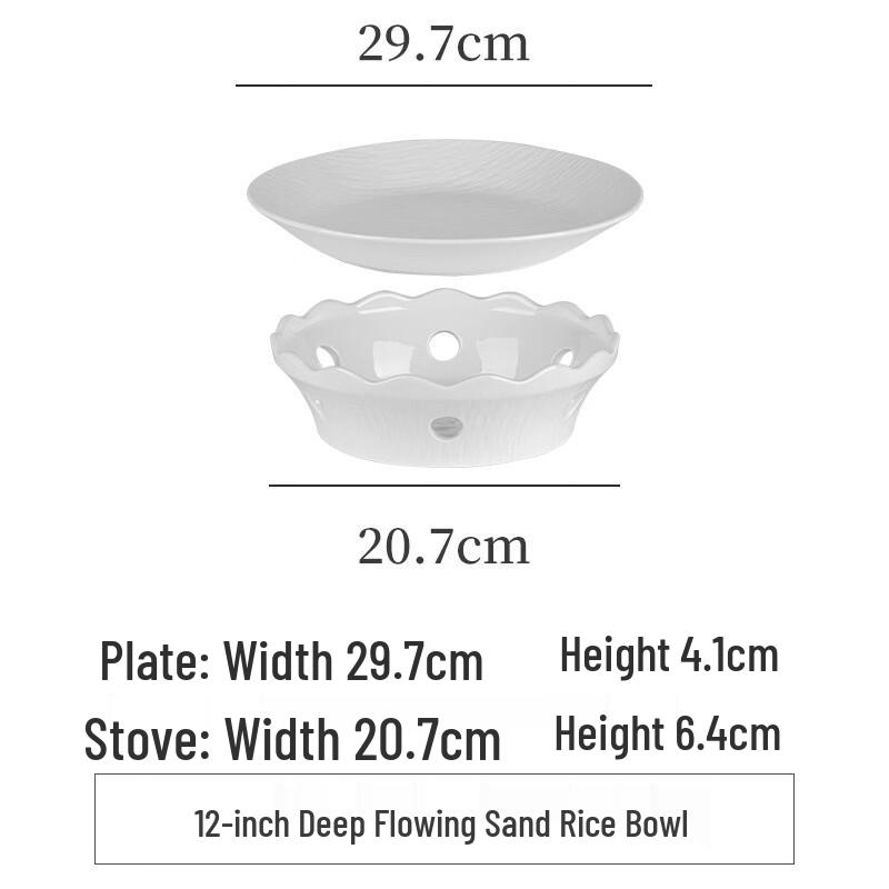 Diren Ceramic Warming Serving Plate