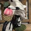 Bike Rider Ghost Statue Resin Ghost Riding On A Bicycle
