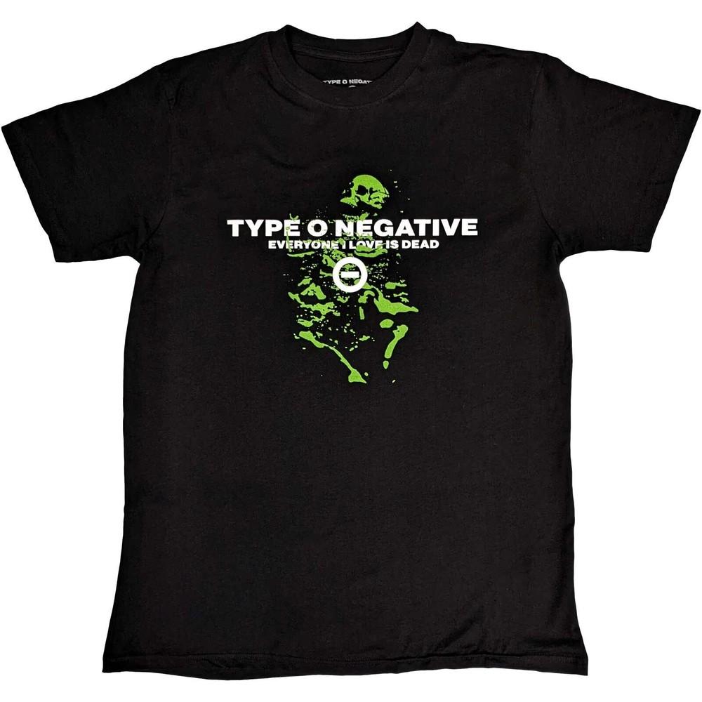 Футболка унисекс O Negative Everyone I Love Is Dead Черная E1072 XL