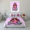 Pink Pony Club Cowgirl Art Bedding Duvet Cover Set Duvet Cover Pillowcases  (1*Duvet Cover 2*Pillowcases, without duvet insert)