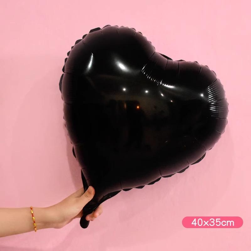 18-Inch Love Aluminum Film Balloon Confession Decoration Engagement Wedding Birthday Scene Arrangement Floating Heart Balloon