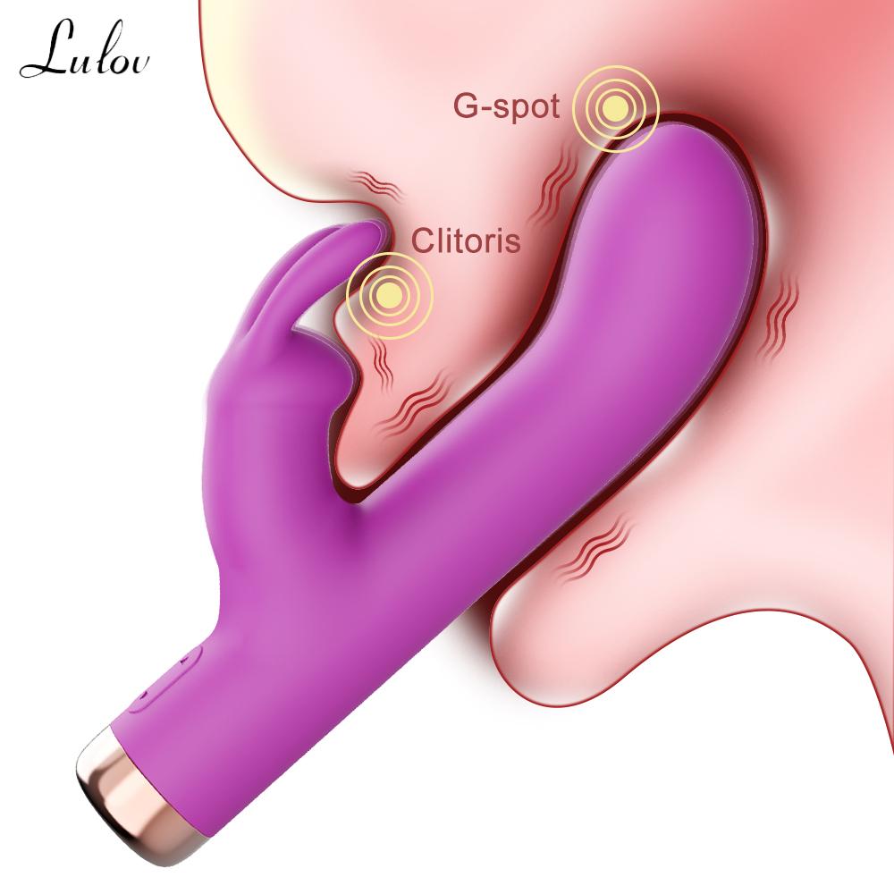Female Rabbit Vibrator Clitoral Stimulation G-spot Vibrator Strong Vibration Motor