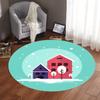 Children's rug living room bedroom rug round rug area rug living room tatami round rug kawaii rug