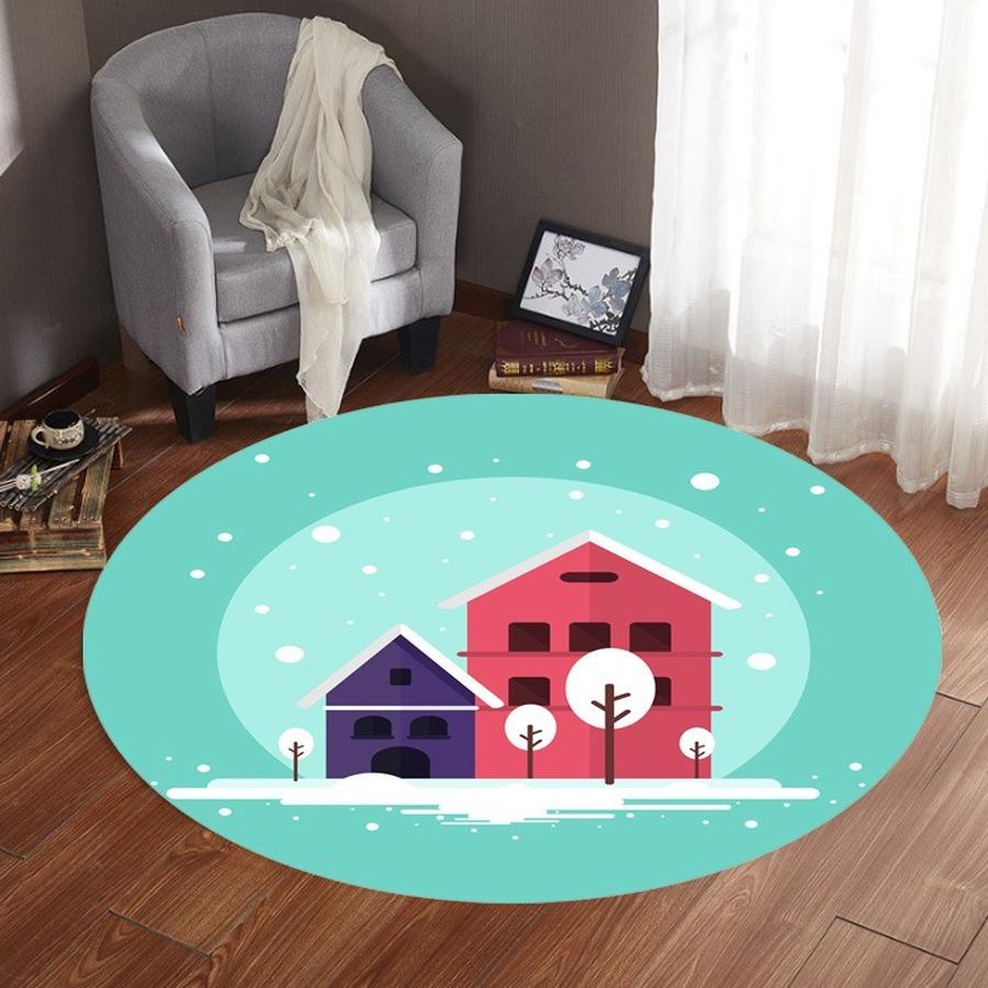 Children's rug living room bedroom rug round rug area rug living room tatami round rug kawaii rug
