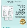 APLB - Glutathione Niacinamide Body 2 Types Sachet Set