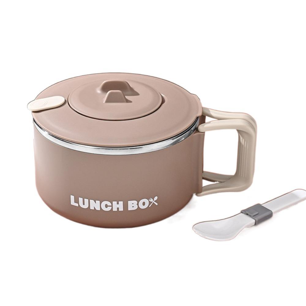 With Handle Noodles Ramen Bowl Large Capacity Fruit Salad Rice Soup Bowl  Student Dormitory