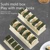 Food Grade Sushi Rolls Mold Set Reusable Sushi Making Tool Set Quick Sushi Roller  DIY Sushi Making