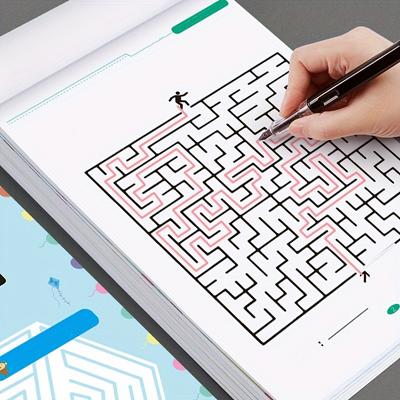 Çocuk Konsantrasyon Labirent Eğitim Kitabı Öğrenci Düşünme Gelişimi Dikkat Oyunu Bulmaca Zeka Gelişimi Oyuncaklar