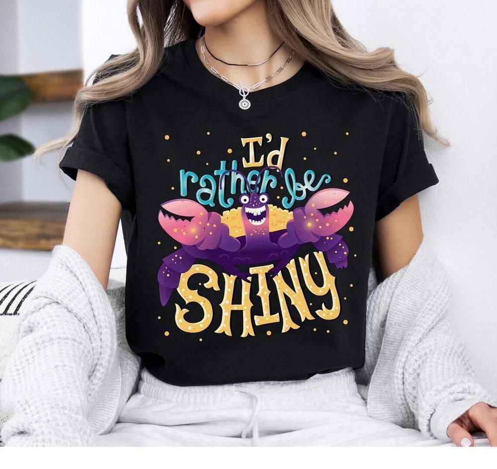 TShirt Moana 2 Movie Tamatoa Id Rather Be Shiny Unisex 4 S