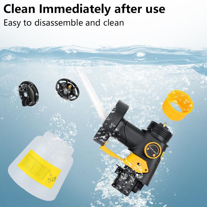 800ML Electric Spray Gun Cordless Paint Sprayer For Dewalt 20V Battery High Power Auto Furniture Coating Airbrush