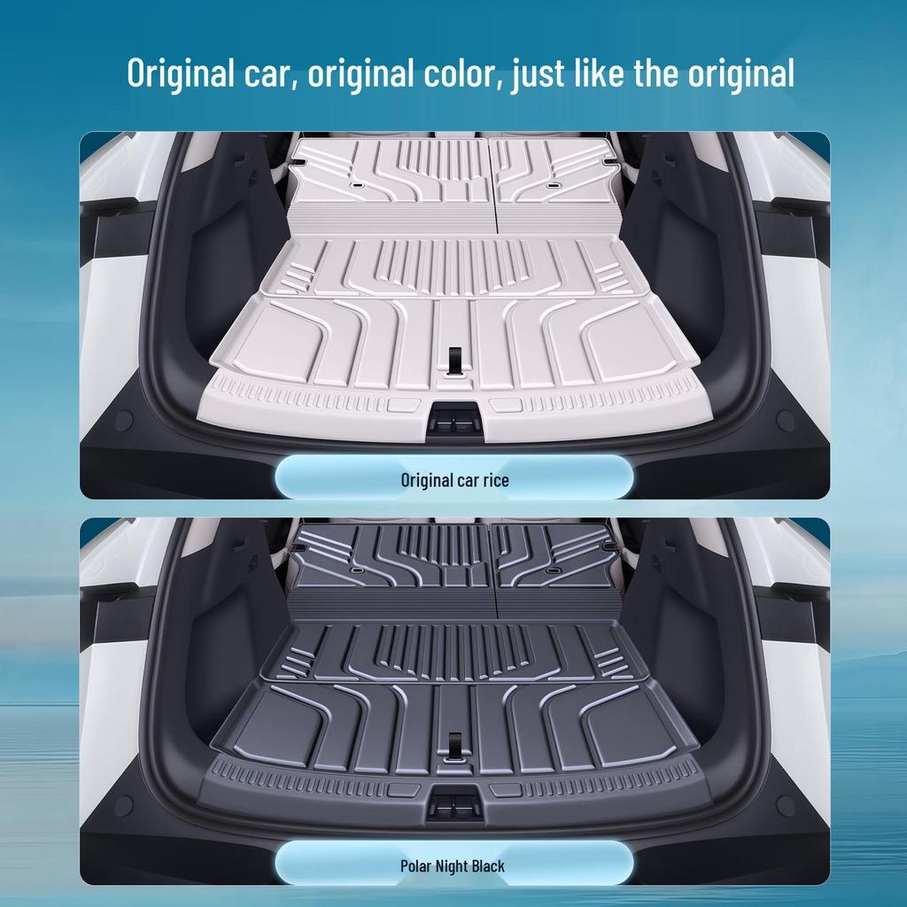 Suitable for BYD Yuan UP 25 - Integrated TPE Trunk Mat Car Interior Accessory.
