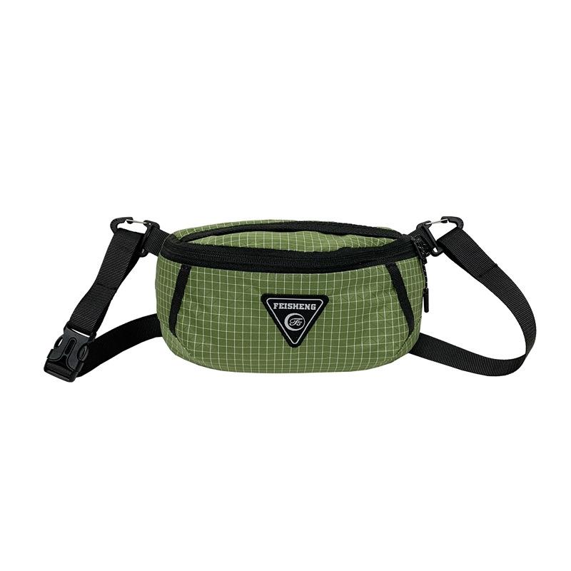 

Outdoor Hiking Sports Waist Bag Lightweight Chest Bag Unisex Climbing Gear Cycling Bag Trendy Commuter Crossbody Shoulder Bag бежевий