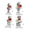 Handcrafts Resins Bubble Blowing Sculpture Funny Greek Mythology Bust Figurine Desk Ornament for Collectors Home Decors