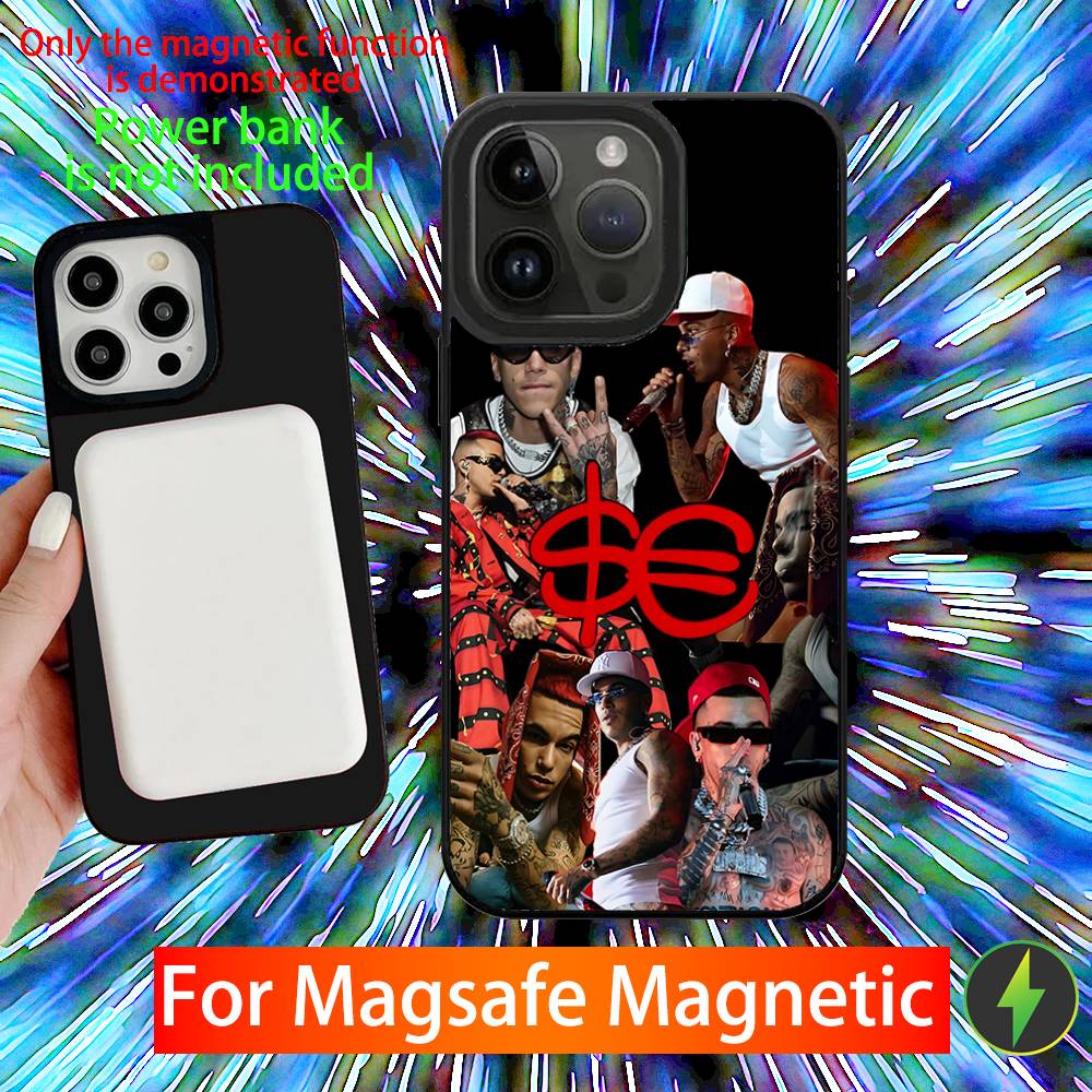 

Rapper Sfera Ebbasta Phone Case For iPhone 16,15,14,13,12,11,Pro,Max,Plus,Mini,SE New Magsafe Magnetic Wireless Charging iPhone12mini