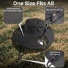 Summer Camping Sun Protection Solar Fan Hat, Cooling Bucket Outdoor Wide Brim Portable Powered Cap Hat with 2 Fans for Fishing, Camping, Hiking, Beach