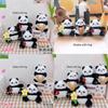 Adorable Panda Plush Keychain Toy With Cute Sounds Perfect For Backpacks And Accessories