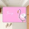 Flamingo Cartoon Hallway Carpet INS Style Soft Bedroom Floor House Laundry Room Mat Anti-skid Bedside Area Rugs
