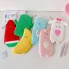 Plush Cartoon Storage Bag Watermelon Banana Korean Style Pencil Case Fruit Pencil Pouch  Boys/Girls