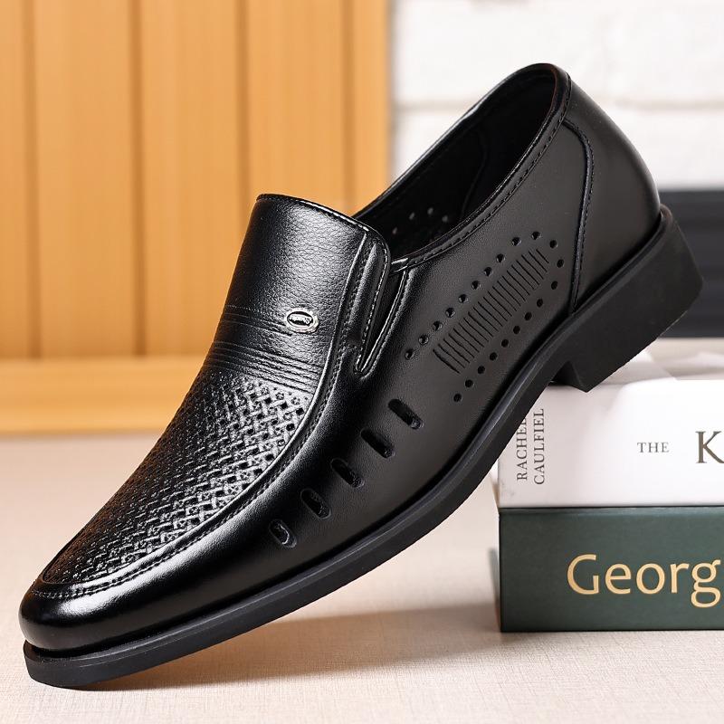 Fashion Large Size 37-49 Summer Hollow Platform Slip-on Men's Loafers Designer New Casual Business Male Shoes Zapatos De Vestir Hombre