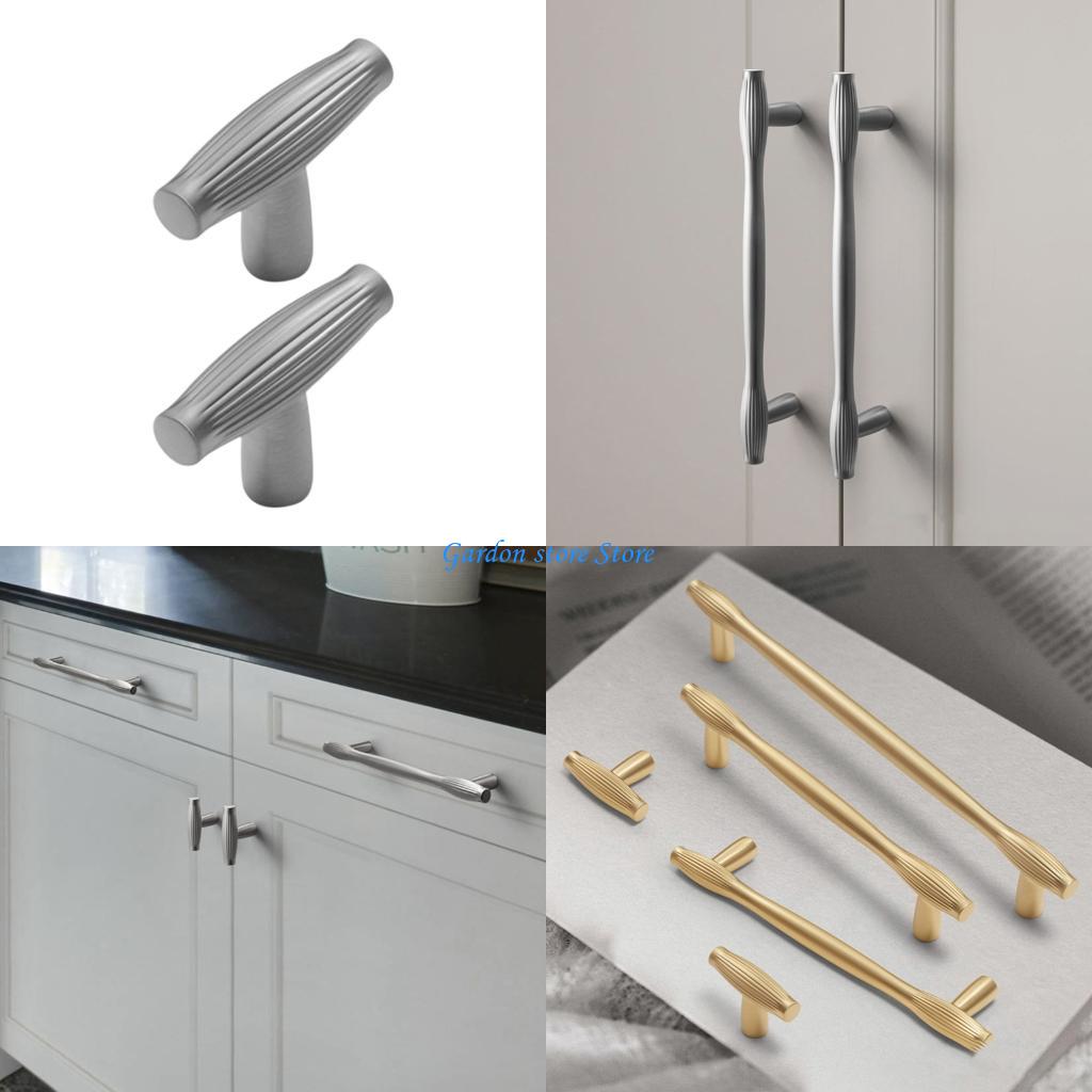 B0KB Furniture Decorative Handle Simple Dressers Knob Elegant Bedside Cabinet pull Wardrobe Handle Easy to Install