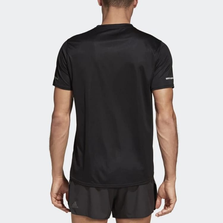 Adidas T Shirts Men's Black Crew Neck Moderate Straight Fit CG1953