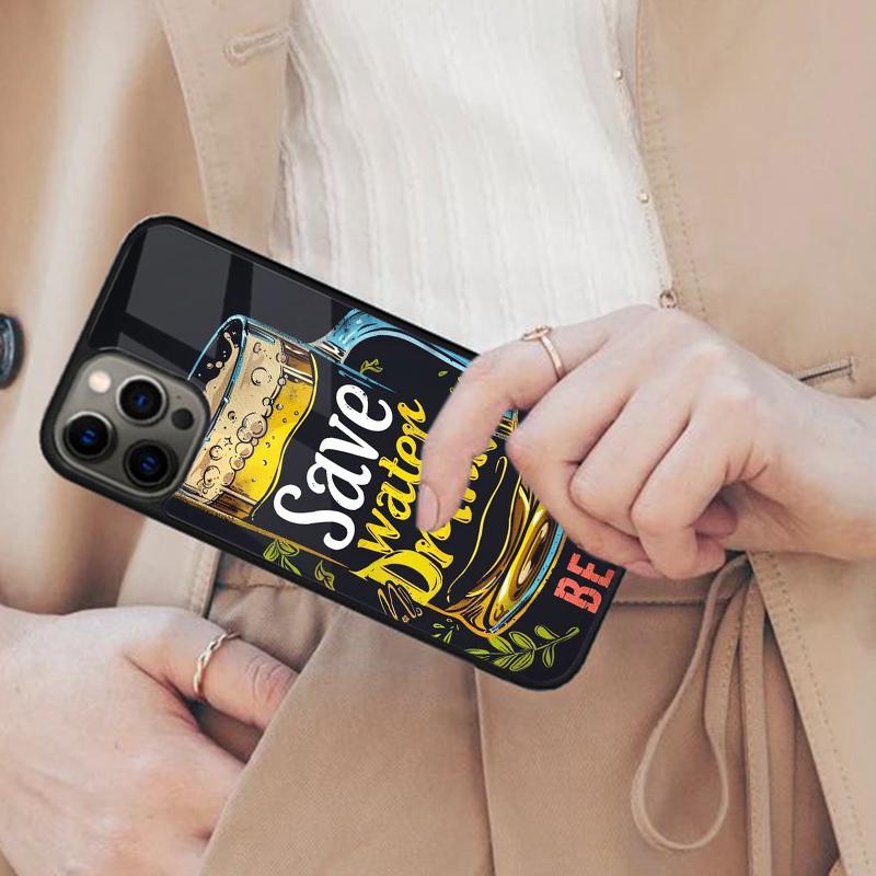 

love Beers Alcohol Magnetic Phone Case For APPLE iPhone 17 Air 16 14 13 12 Pro Max 15 Plus Wireless Charge With MagSafe Cover iPhone 13mini