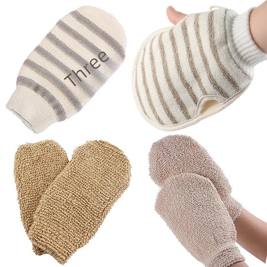 

«Двусторонние банные перчатки из сизаля и джута, рами» 21x11 autumn linen gloves