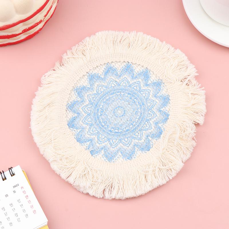 Different Types 1:12 Dollhouse Handmade Woven Mini Floor Rug Cover Carpet for Dolls House Bedroom Bathroom Living Room Decor