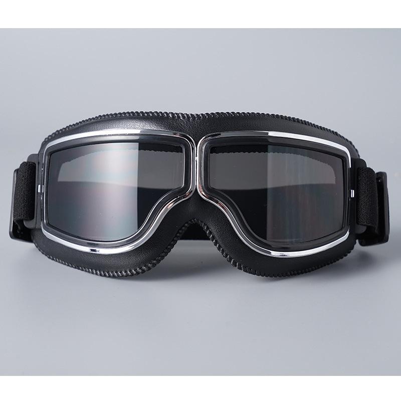 1pcs Vintage Windproof Motorcycle Goggles Retro Motocross Cycling Outdoor Dirt Bike Eye Protection Sunglasses