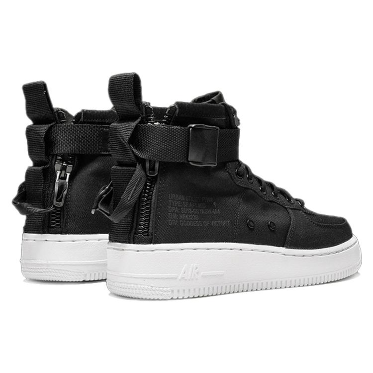 Nike SF Air Force 1 Mid Nero Antracite Bianco GS AJ0424-004