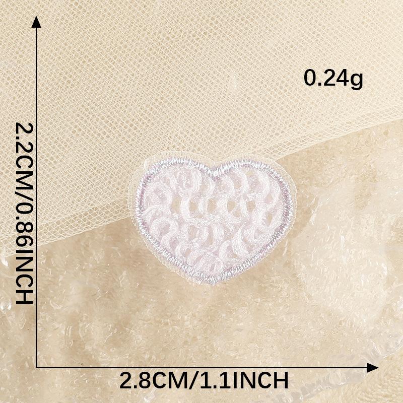 Computer Embroidery Label Jewelry Accessories Embroidery Love Strawberry Clothing Accessories Patch Sticker Handmade Diy Cloth Label Cloth Sticker