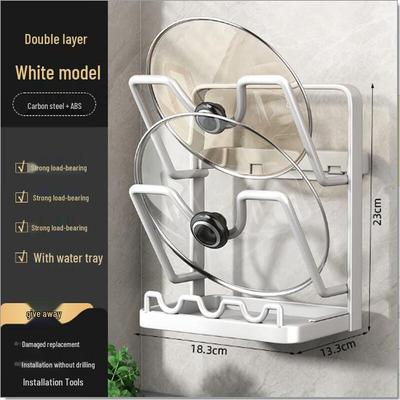 Multi-functional Kitchen Pot Lid & Storage Rack