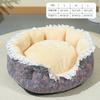 4 Seasons Dog Bed Pet House Cat Bed Floral Dress Cushion Warm Winter Pet Supplies for Bedroom