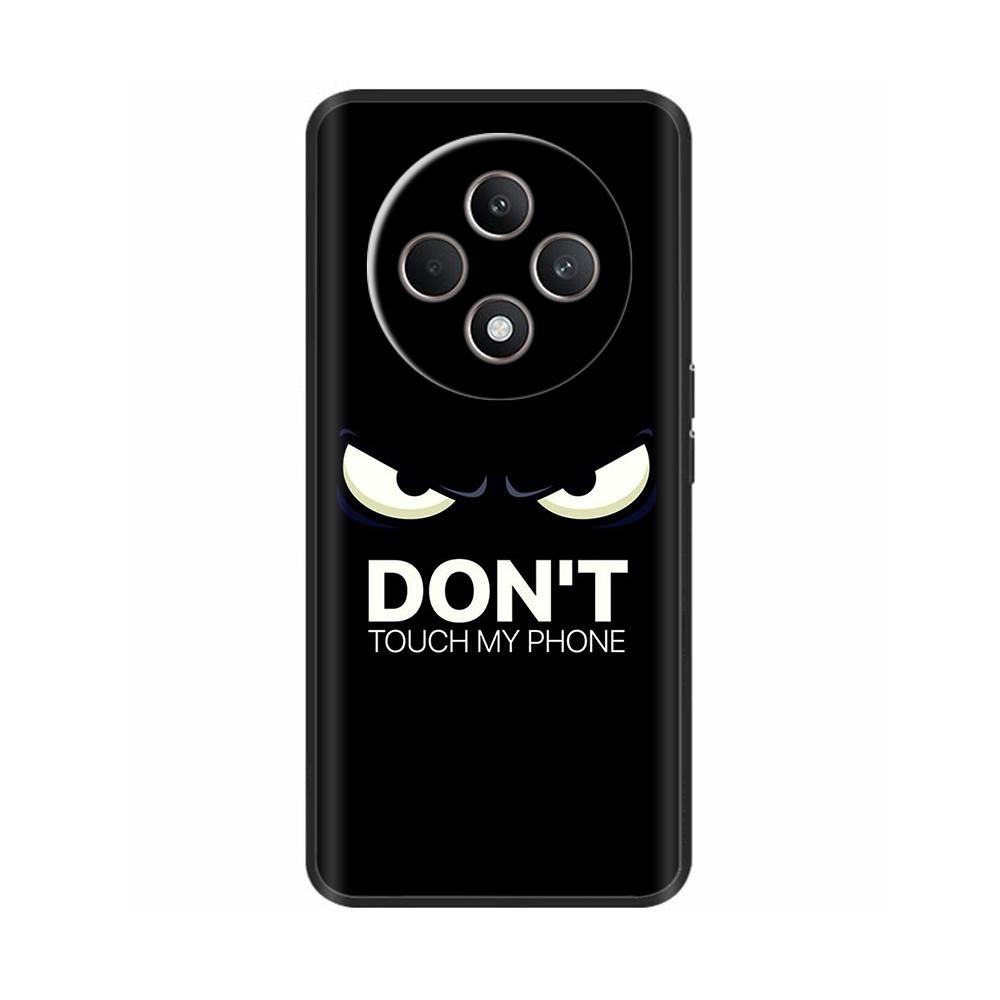 For Oppo Reno 12F 4G Case Reno12 F 5G Shockproof Cover Cute Painted Soft Black Silicone Phone Cases For OPPO Reno12F 4G 5G Coque