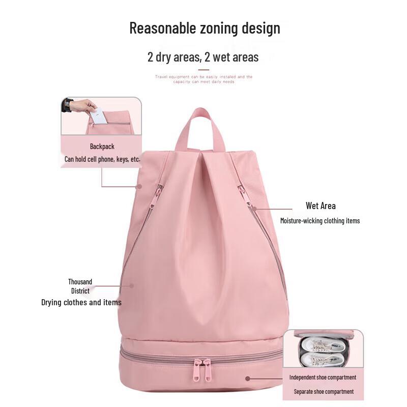 Youyou Swimming Waterproof Dry Wet Separation Backpack