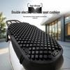 Universal Silicone Motorcycle & Scooter Seat Cover - Breathable, Heat-Resistant, Shock-Absorbing, Summer-Ready.