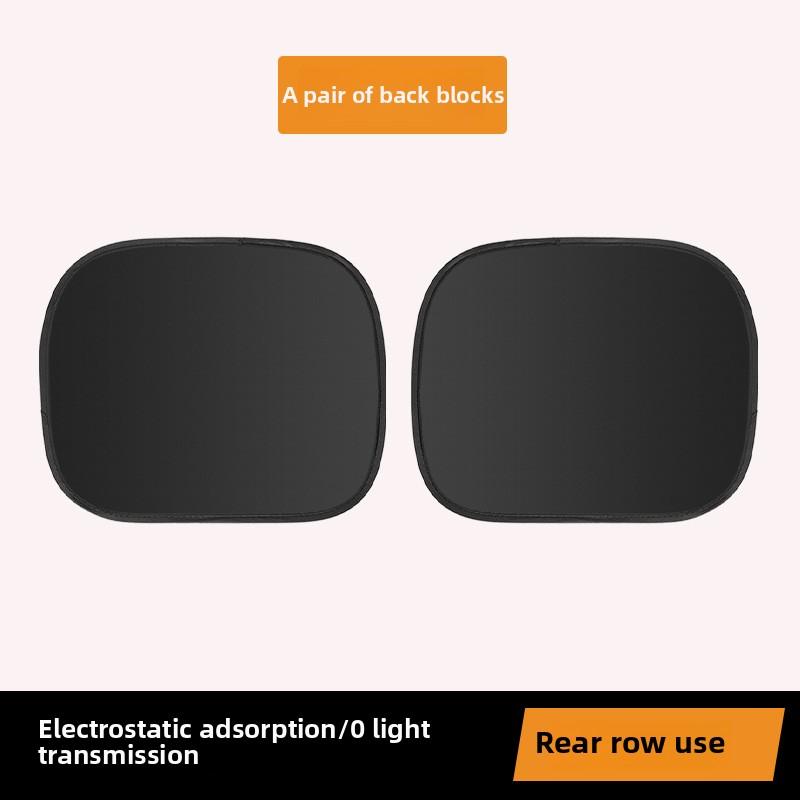 New Electrostatic Sun Visor for Car Side Window 4-Layer Sun Shade Curtains Anti-Glare UV-Blocker Auto Internal Blocker 99.9% UV