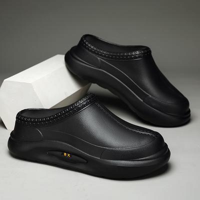Küchenschuhe für Herren, professionelle Koch-Clogs, ölfeste Arztschuhe, hochwertige Gartenclogs, wasserdicht, Übergröße für Tierarbeiter