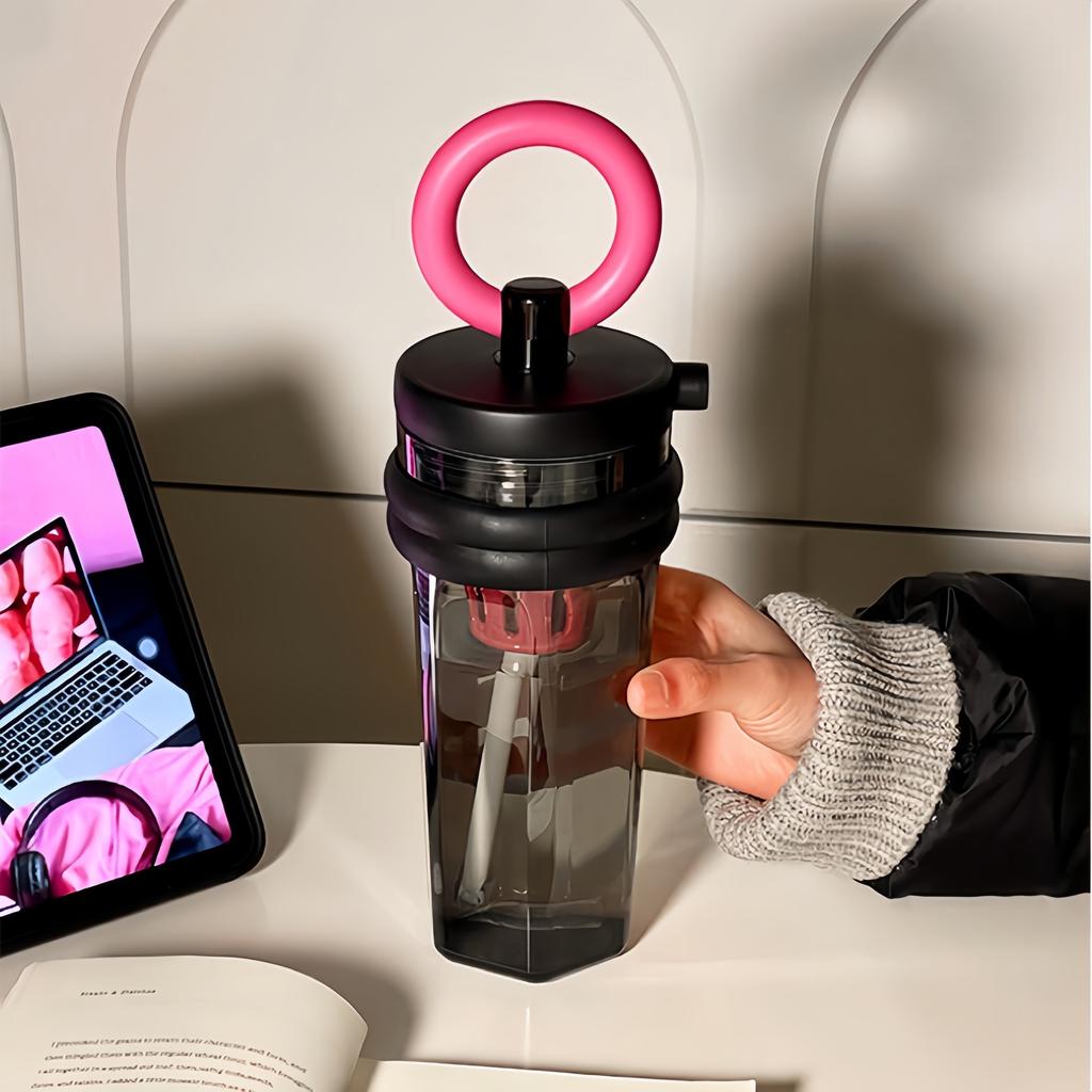 Portable Water Bottle Tea Strainers High Temperature Resistant Bottles with Straw