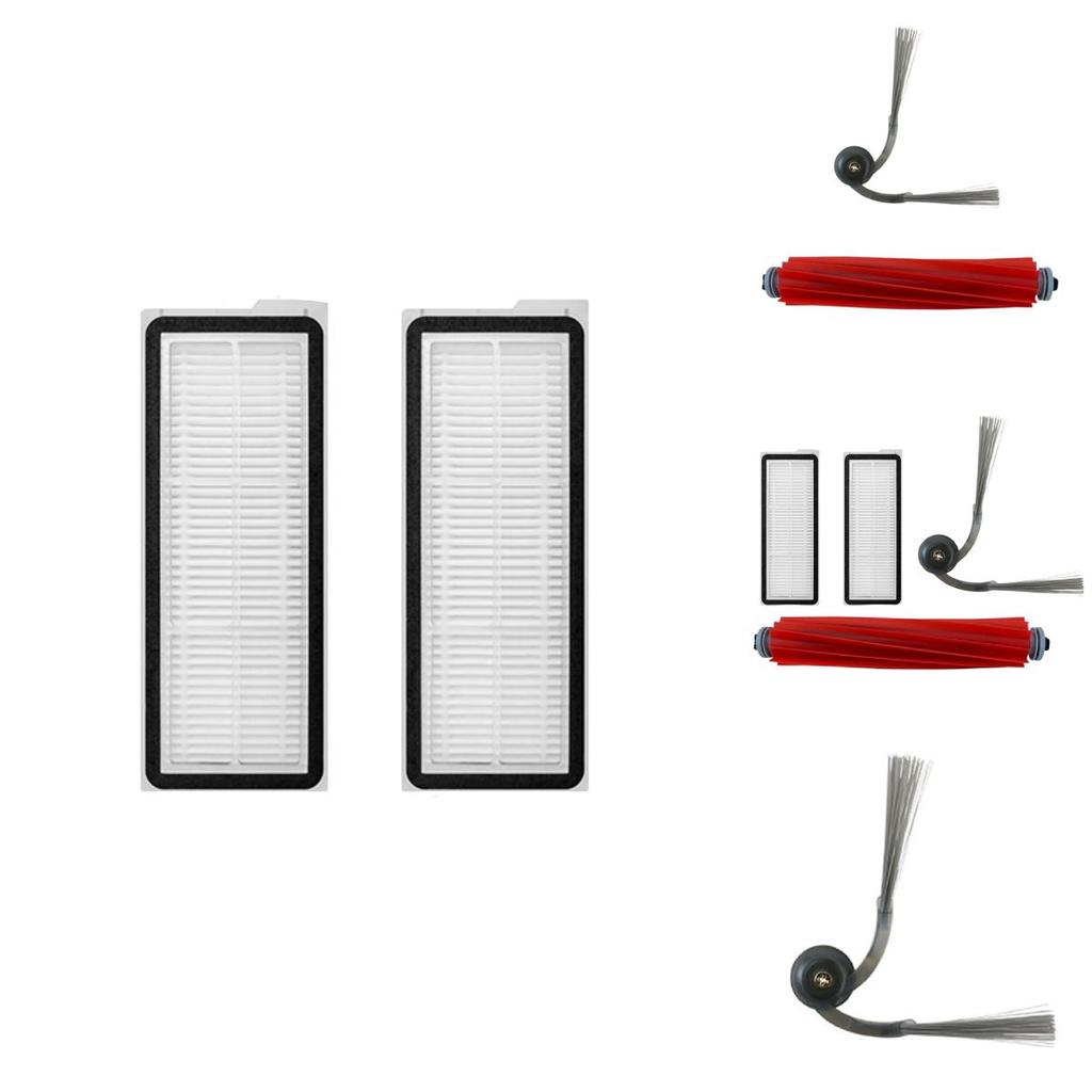 For Roborock Qv35a Qr598 Qr798 Robot Vacuum Cleaner Accessories Main Brush Side Brush Filter Cleaning Cloth For Home Use