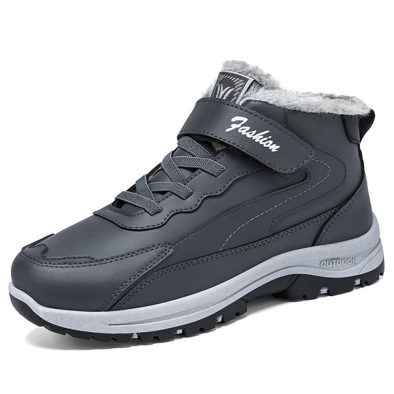 Boots Men Snow Comfortable Shoes Man Outdoor Ankle Boots Warm Fur Men's Winter Boots Lightweight Men's Work Shoes Footwear