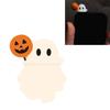 6pcs Adhesive Phone Figurine Surprise Toy Cute Figurine for Most Cellphone Halloween Pumpkin Telephone Toppers