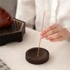 Wood Incenses Stick Stand Creative Incenses Burners Round Shaped Censer for Meditation & Relaxiation