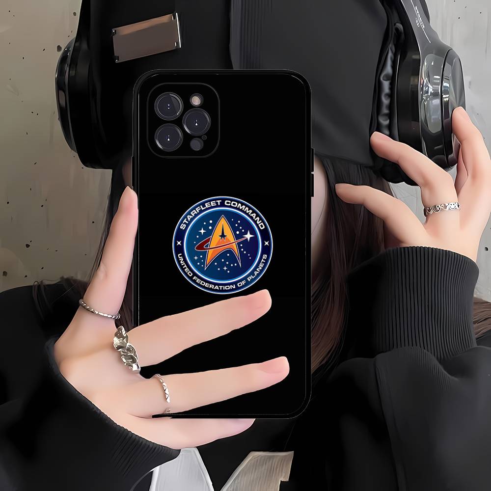 S-Star T-Trek Phone Case For IPhone 17 16 15 14 13 12 11 Pro Max Plus Mini Soft Black Cover