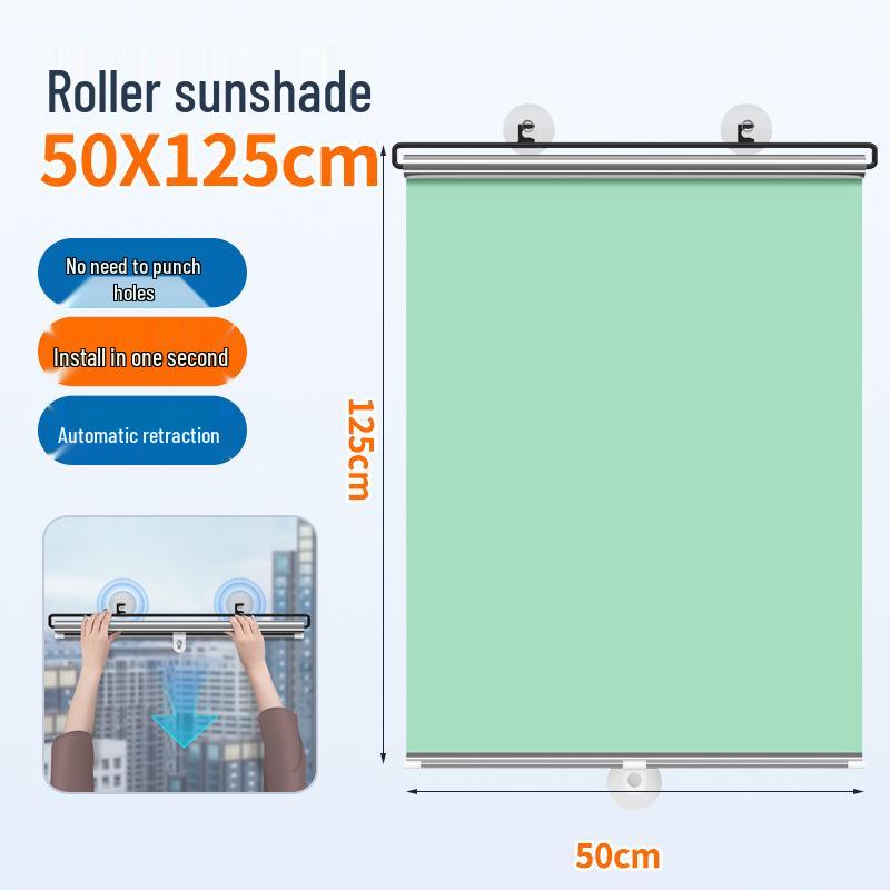 Automatic Retractable Car Windshield Sunshade and Heat Insulation Curtain