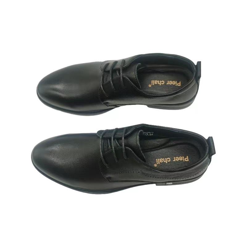 Кожаные мужские кожаные туфли — фото 5