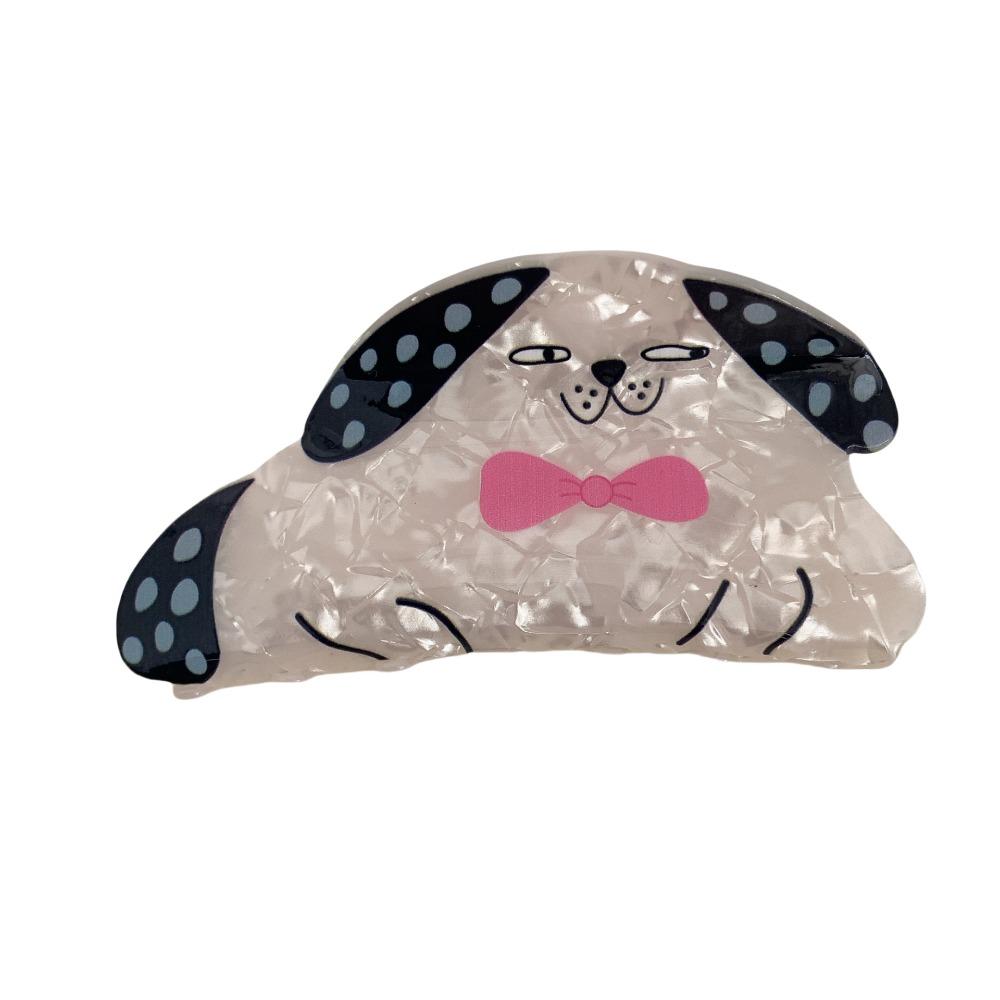 Piggy Cat Acetate Hair Clip Acetic Acid Puppy Grab Clip Fashion Dinosaur Hair Claw  Girls