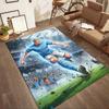 Electric Soccer Moment Square rugs are a great choice for living rooms, bedrooms, home décor, and as gifts.