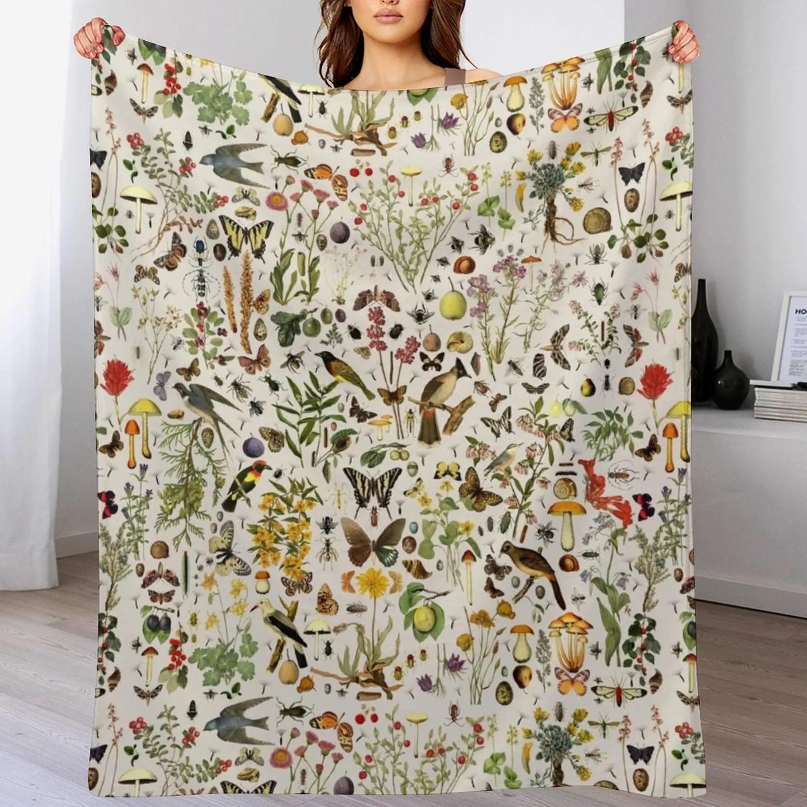 Biology of America USA Throw Blanket Lightweight Cozy Blanket for Bed Sofa 102x76cm(40x30in)